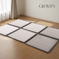 Tapis Tatami Pliable Personnalisé en Fibre de Bambou 100% (200TC) – Économiseur d'Espace, Toutes Saisons, Idéal pour Salon – Nouveauté 2026 – Vente en Gros