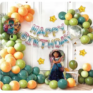 जहाज के लिए तैयार मरमेड विषय जन्मदिन की पार्टी सजावट सेट जन्मदिन मुबारक बैनर गुब्बारा माला किट गुब्बारा globos