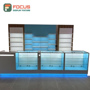 Vitrine à tabac de luxe avec panneau en verre transparent, rangement sécurisé, plusieurs étagères, vitrine à cigarettes - Product Image 3