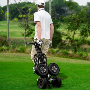 Voiturette de golf électrique pliable, alternative au mini-golf, 4 roues, moteur sans balais, légère, batterie amovible, étanche, en aluminium - Product Image 5