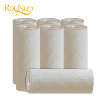 Serviette de cuisine jetable Super Absorption à usage domestique de haute qualité rouleau de papier de cuisine nettoyage d'huile papier de cuisine