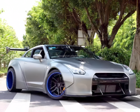 Kits de carrosserie de style LB pour Nissan GTR R35 Pare-chocs avant Aile Diffuseur arrière Aileron GT