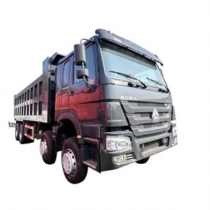 รถดัมพ์มือสอง Sinotruk HOWO 371 แรงม้า 8x4 สำหรับงานหนัก 12 ล้อ เครื่องยนต์ดีเซลยูโร 2 รถบรรทุกเทท้ายสำหรับงานหนัก ลดราคาพิเศษ - Product Image 1