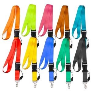 Factory Cheap Fast Delivery Pure Colors Neck Polyester Sublimation Id Card Holder Gift Promotional Lanyard Wholesale - Product Image 1