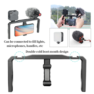 Smartphone Video Rig Filmmaking Grabación Vlogging Rig Case Teléfono Películas Montaje Estabilizador Soporte para teléfono - Product Image 4