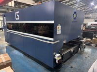 Nouvelle machine de découpe laser à fibre CNC série haute vitesse 3000W avec IA pour nesting automatique, chiller à eau HIWIN 4 axes, table unique