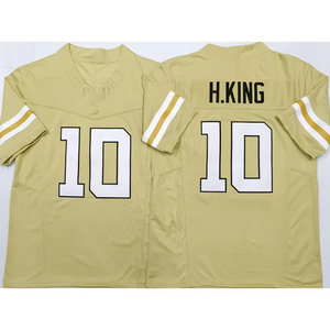 Nuova Maglia da Football Americano Maschile 2025, Numero 10 Haynes King, Vendita all'Ingrosso, Alta Qualità, Cucita, Stile College - Product Image 5