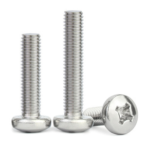 Tornillos de Cabeza Phillips de Acero Inoxidable 316, Tornillos de Cabeza Redonda M2-M8 para Interruptores y Enchufes - Product Image 4