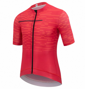 Maillot de cyclisme à manches courtes léger, personnalisé, imprimé par sublimation, séchage rapide, multicolores, pour hommes et femmes, pour les courses sur route et les événements de club - Product Image 2