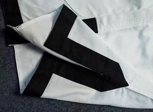 <span class=keywords><strong>Uniforme</strong></span> de <span class=keywords><strong>Taekwondo</strong></span> ITF Quteng, Ligero, con Cinturón Negro, para Entrenamiento, Unisex - Product Image 3