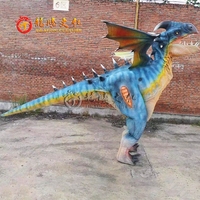 Costume de dinosaure animatronique pour adulte personnalisable avec des caractéristiques réalistes à vendre
