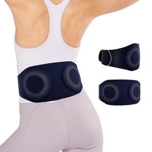 Ceinture de massage lombaire électronique vibrante respirante personnalisée avec chaleur pour soulager les crampes menstruelles et les douleurs utérines - Product Image 1