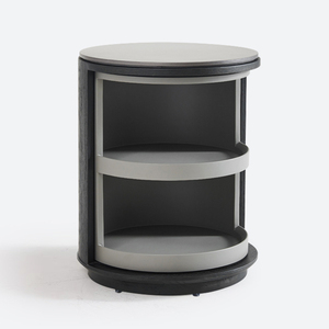 Minimalist Rotating <strong>Circular</strong> <strong>Bedside</strong> <strong>Table</strong> High-End Master Bedroom Small Unit Storage <strong>Bedside</strong> <strong>Table</strong> ZC2321 - Product Image 1