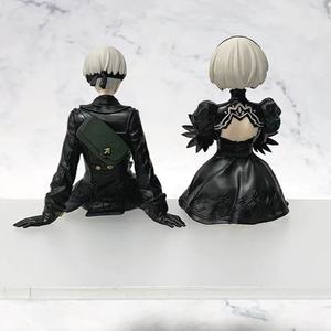 4 Styles 14CM Figurines Manga NieR Automata assises, Statues de dessin animé A2 2B 9S, Figurines PVC sexy de filles, Figurines d'anime, Jouets cadeaux - Product Image 4