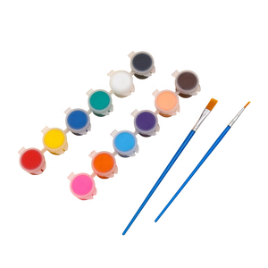 थोक कारखाने उच्च गुणवत्ता वाले ऐक्रेलिक पेंट 12 रंग 5 मिलीलीटर पर्यावरण अनुकूल गैर विषैले - Product Image 2