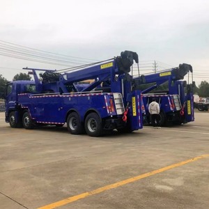 Precio de Fábrica, Camión de Rescate ISUZU GIGA 8x4 de 30 Toneladas con Pluma Integrada y Elevador de Ruedas, con Cabrestante y Motor 6UZ1 - Product Image 4