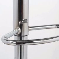 Tabouret de Bar Pivotant Sur Mesure Moderne en Plastique Réglable pour Comptoir de Cuisine ou Bar de Maison, 150 kg, avec Coussin