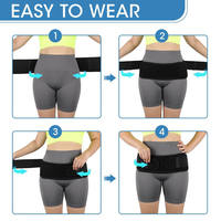 Ceinture de soutien lombaire et pelvien réglable pour femmes avec ceinture de hanche pour articulation sacro-iliaque (SI) pour soulager la douleur sciatique