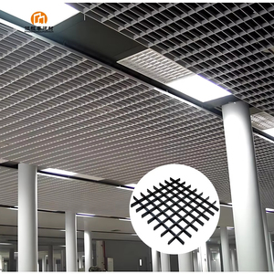 Hệ thống trần kim loại sắt/nhôm, trần thả lưới kim loại mở - Product Image 2