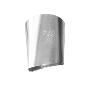 874 Rose Petal Butter Piping Tip 304 Stainless Steel Cake Decorating Tool Reusable Extra Large Baking Accessory - Product Image 3