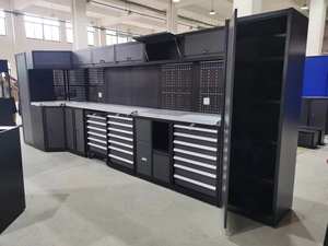 GD новый тип Многоцелевой большой нержавеющей стали инструмент для хранения гаража шкаф сервисный инструмент Стенд композитная рабочая станция - Product Image 6