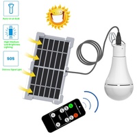 Ampoule solaire LED, lumière à chargement USB, télécommande, lustre, éclairage automatique dans l'obscurité, sculpture sur pierre paysagère