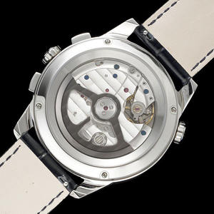 Relojes para Hombre, Relojes de Pulsera Mecánicos Luminosos e Impermeables con Correa de Cuero, Modernos y a la Moda - Product Image 4