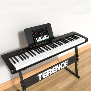 TERENCE-<span class=keywords><strong>Piano</strong></span> digital plegable, 61 <span class=keywords><strong>teclas</strong></span>, <span class=keywords><strong>con</strong></span> Bluetooth y función MIDI, ligero, electrónico, superventas, 2017 - Product Image 2
