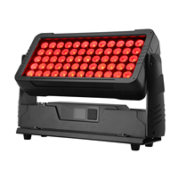 Lumière de ville extérieure étanche IP65 60*10W LED RGBW, lumières de scène de lavage à tête mobile pour fête événement DJ Disco mariage