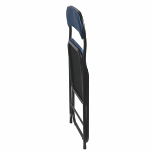CHAISE PLIANTE EN VELVET BLEU - Product Image 3