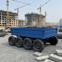 Véhicule de transport tout-terrain électrique télécommandé auto-chargeur agricole en acier certifié CE 1000 kg, neuf, pour la vente en gros