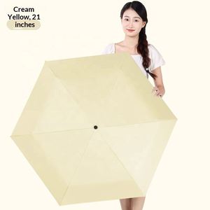 Parapluie ultra-léger en aluminium, entièrement automatique, grande taille, rétractable, anti-rebond, protection solaire haut de gamme, 6 baleines - Product Image 4