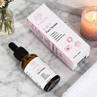 Sérum Visage Hydratant et Raffermissant 5-en-1 au Collagène Fermenté, Vitamine C, Vitamine E, Niacinamide et Acide Hyaluronique, Lissant les Rides