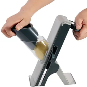 Kitchen Gadgets Safe Slice Mandoline Slicer Kitchen Plastic Multi-slicer Vegetable Cutter Mandoline Slicer