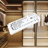 Fuente de Alimentación LED para Gabinetes, CE/CB 150W PF0.95, Puerto DuPont, PFC, 200-240VAC-24VDC, IP20, Voltaje Constante