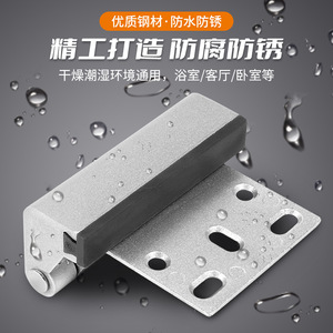 Pestillo de puerta de aleación de aluminio, sin taladro, fácil instalación, dispositivo antirrobo para interiores de hotel - Product Image 3