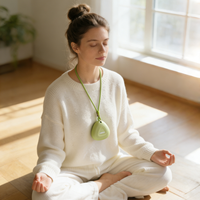 Appareil de méditation à suspendre au cou avec fonction de vibration pour la relaxation, le sommeil et la réduction du stress, bruit blanc, modèle BS102 Calmmate