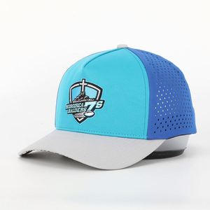 หมวกเบสบอลปักโลโก้ 5 ชิ้น แบบกำหนดเองคุณภาพสูง BSCI หมวกแก๊ปทรงพ่อแบบปรับได้ ผ้าพลัฌ โพลีเอสเตอร์/คอตตอน สำหรับกิจกรรมกลางแจ้ง - Product Image 2