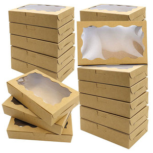 Nhà Máy Tùy Chỉnh 8-Inch Không Thấm Nước Và Dầu Cấp Thực Phẩm Giấy Kraft Có Thể Gập Lại Bao Bì Hộp Cho Bánh Bánh Mì Bánh Pizza - Product Image 2