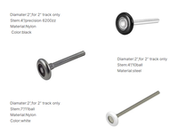 Chinois Top Usine Vente Directe Garage/Porte Industrielle Rouleau En Nylon Kits Sectionnels Résidentiels Rouleau En Acier