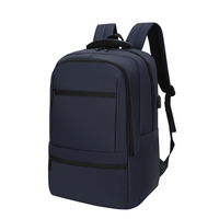 Sac à dos professionnel pour homme en tissu Oxford, grande capacité, pour ordinateur portable, minimaliste, imperméable, avec port USB, en polyester, idéal pour les trajets quotidiens, les voyages et les étudiants