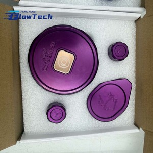 Kit de Tapas de Aluminio 6061 Mecanizadas por CNC para Honda Civic Type R FL5 2022+ – Tapas de Estilo Racing para Refrigerante, Aire Acondicionado y Lavaparabrisas, Múltiples Colores - Product Image 4
