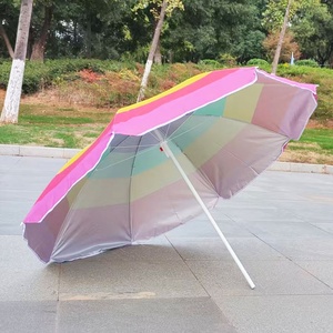 <span class=keywords><strong>Parasol</strong></span> de plage rayé UPF50+ Protection UV <span class=keywords><strong>Parasol</strong></span> portable pour l'extérieur - Product Image 3