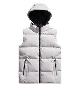 سترة مبطنة مطبوعة حسب الطلب للخريف والشتاء، جاكيت سميك مبطن بالريش، سترة تدريب مطبوعة بشعار مخصص - Product Image 2