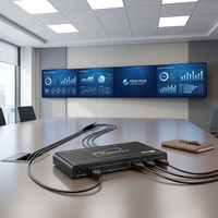 Procesador de Video Wall para Sala de Reuniones, Modo de Empalme 3X11X3 2X1 1X2 1X4 4X1, 3840X2160 30Hz HDCP 1.4