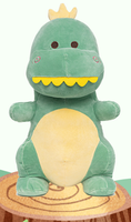Sac à dos personnalisé dinosaure en peluche avec couette super douce pour enfants adolescents-Jouet animal cadeau d'anniversaire unisexe dinosaure mignon