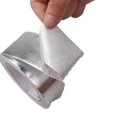 Ruban adhésif renforcé en fibre de verre et feuille d'aluminium, ruban adhésif en tissu de fibre de verre et aluminium avec adhésif à solvant