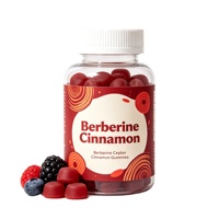 Gummies véganes OEM au complexe de berbérine et à l'extrait de cannelle de Ceylan sans sucre – Complément de cannelle pour le système immunitaire