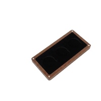 Boîte de rangement rectangulaire en bois de Sapele poli, style rétro, avec couvercle et base, fermeture magnétique, idéale pour pièce commémorative