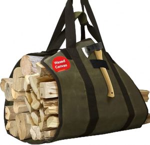 Bolsa de transporte de leña Oxford Firewood, grande y resistente, para leña de camping e interior. - Product Image 1